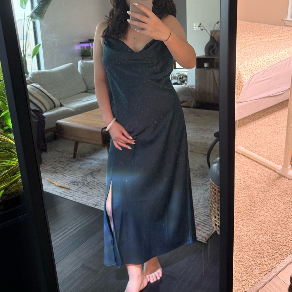 Banana Republic Dark Teal Strappy Dress/ Only Wore Once